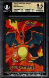 BGS 9.5 Pokemon - Charizard 06 PC3 - Topps TV Animation Clear Acetate