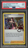 PSA 9 Pokemon Card - Marnie SWSH120 - Premium Tournament Collection Promo