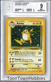 2000 BGS 9 Pokemon - Raichu 16/130 Holo - Base Set 2