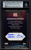 2021 BGS 8.5 Topps Galaxy Chrome Star Wars - Doikk Na'ts Sketch - 1/1
