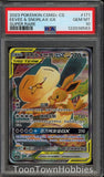 PSA 10 Pokemon - Eevee & Snorlax GX 171/150 CSM2cC - Chinese Tag Team
