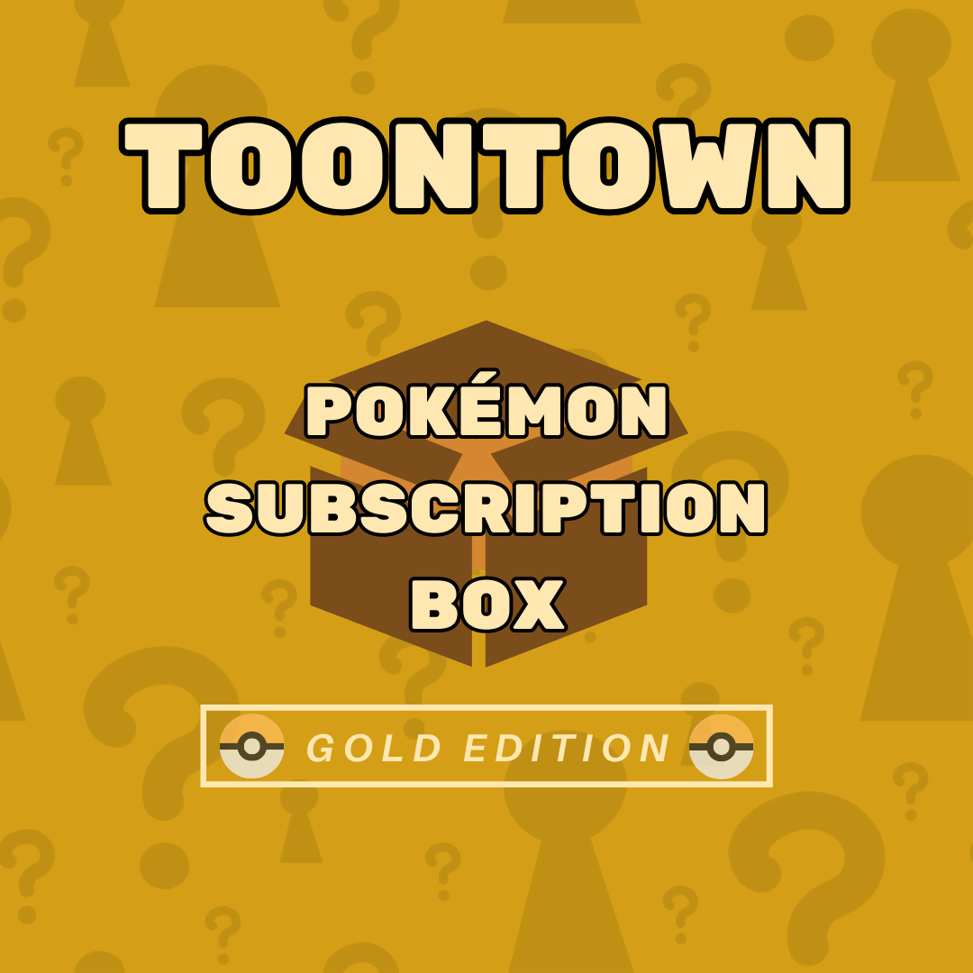 Monthly Pokemon Subscription Box Gold Edition ToonTownHobbies