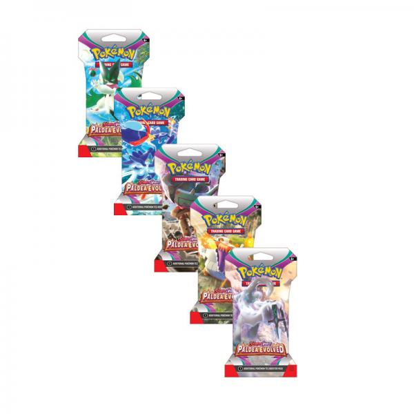 pokemon card list phantasmal flames Pokemon SV2 Paldea Evolved Sleeved Blister 24 Pack – ToonTownHobbies
