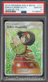PSA 10 Pokemon - Erika's Hospitality 174/181 - Team Up