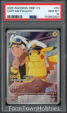 PSA 10 Pokemon - Captain Pikachu 07 09/09 - Chinese Exclusive Gem Pack Vol. 1