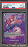 PSA 10 One Piece - Vinksmoke Reiju OP06-068 Alt Art - Premium Booster English