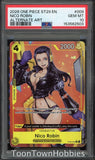 PSA 10 One Piece - Nico Robin ST29-009 Alt Art - Starter Deck 29 Egghead