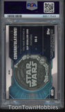 PSA 8 Star Wars Topps Chrome - BB-8 Ship Medallion /25 - 2021 Star Wars Legacy