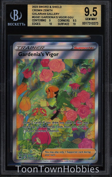BGS 9.5 - Pokemon - Gardenia's Vigor GG61/GG70 - Crown Zenith