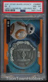 PSA 8 Star Wars Topps Chrome - BB-8 Ship Medallion /25 - 2021 Star Wars Legacy