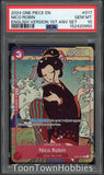 PSA 10 One Piece - Nico Robin OP01-017 - 1st Anniversary Set English