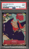 PSA 9 One Piece - Franky ST01-010 - 1st Anniversary Set English