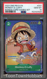 PSA 10 One Piece - Monkey.D.Luffy P-037 - Gen Con Promo Foil