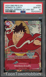 PSA 10 One Piece - Monkey.D.Luffy ST10-006- 1st Anniversary Set English