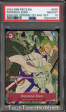 PSA 10 One Piece - Roronoa Zoro OP01-025 - 1st Anniversary Set English