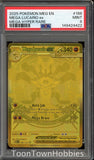 PSA 9 Pokemon - Mega Lucario ex 188/132 Gold - Mega Evolution