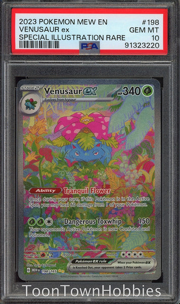PSA 10 Pokemon - Venusaur ex 198/165 - Pokemon 151 English