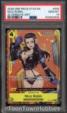 PSA 10 One Piece - Nico Robin ST29-009 Alt Art - Starter Deck 29 Egghead
