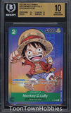 BGS 10 Pristine One Piece - Monkey.D.Luffy P-037 Foil - Gen Con 2023 Promo EN