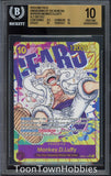BGS 10 Pristine One Piece - Monkey.D.Luffy OP05-119 - Awakening Of The New Era
