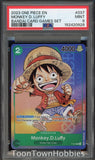 PSA 9 One Piece - Monkey.D.Luffy P-037 - Gen Con Promo Foil