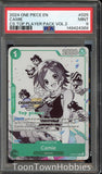 PSA 9 One Piece - Camie OP06-025 - 2024 CS Top Player Pack Vol. 2
