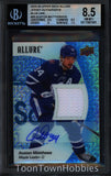 BGS 8.5 2023-24 Upper Deck Allure - Auston Matthews 48 Blue Line Auto /25
