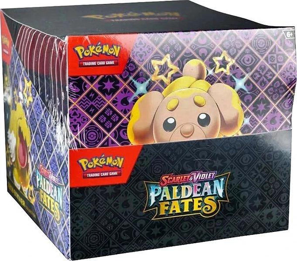 Pokemon SV4.5 Paldean Fates Tech Sticker Collection Display