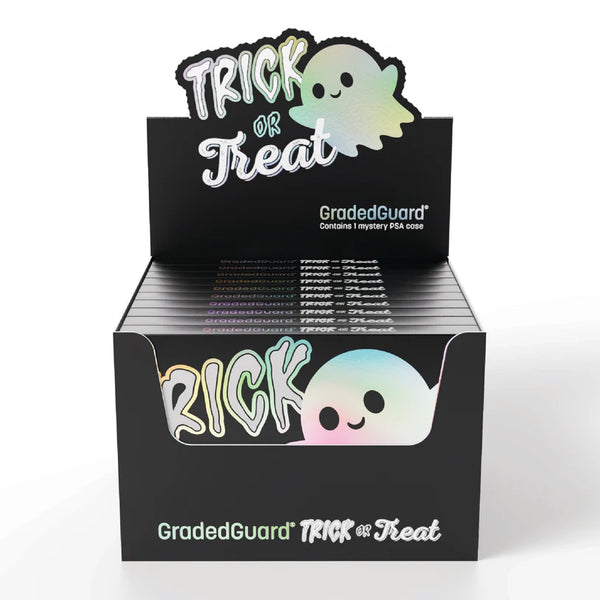 GradedGuard Trick or Treat PSA Graded Card Case Mystery Box Display