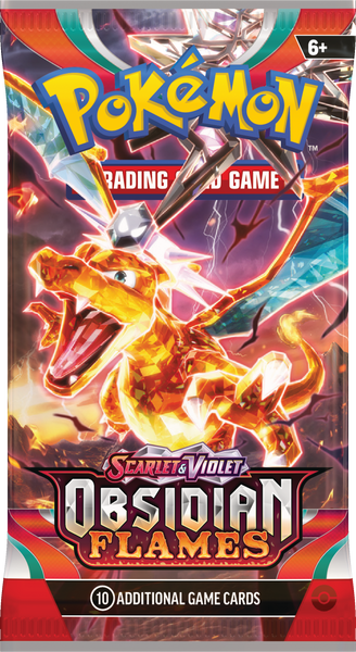 Pokemon Scarlet And Violet Obsidian Flames Booster Pack (Random Art)