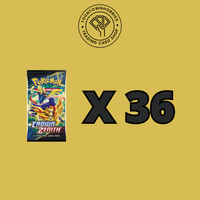 Pokemon - Crown Zenith 36 Loose Booster Packs