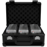 Zion Cases Graded Card Slab Case X (Black Diamond) TSA Lockable - 3 Row