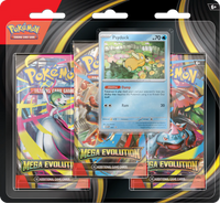 Pokemon ME01 Mega Evolutions 3-Pack Blister