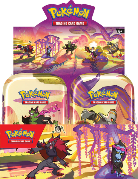 Pokemon SV6.5 Shrouded Fable Mini Tin Display