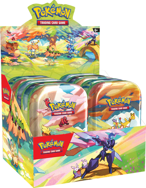 Pokemon Vibrant Paldea Mini Tin Display of 10 Tins