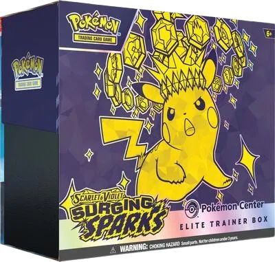 Surging Sparks Pokemon Center Elite Trainer Box (Exclusive)
