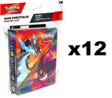 Pokemon 2026 Q1 Mini Portfolio Display of 12 Phantasmal Flames Booster Pack