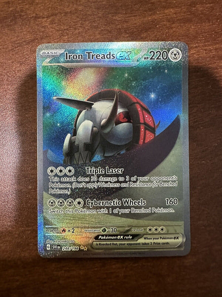 iron treads ex pokemon card value Price & Details Scarlet & Violet Metal / 220 / Basic Attack 1 8-year-old's first graded Pokmon card,