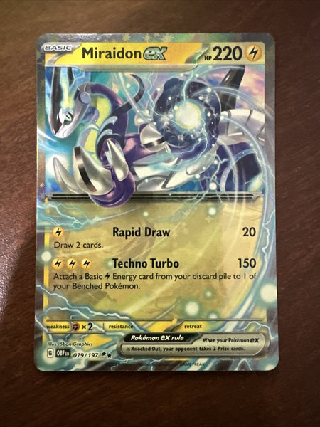 Pokémon TCG - Miraidon ex 079/197 Double Rare - Obsidian Flames