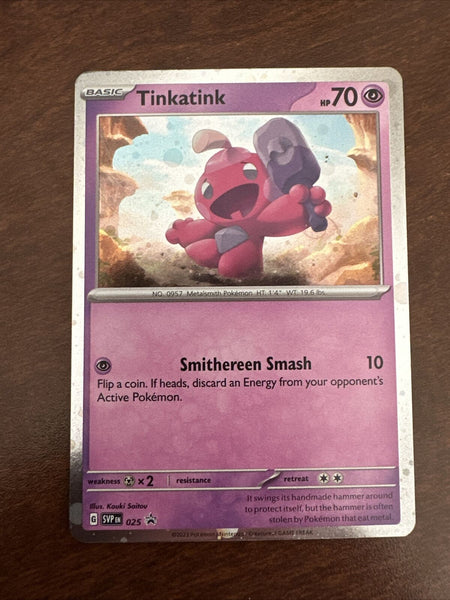 Pokemon Card - Tinkatink SVP EN 025 - Scarlet & Violet Promo
