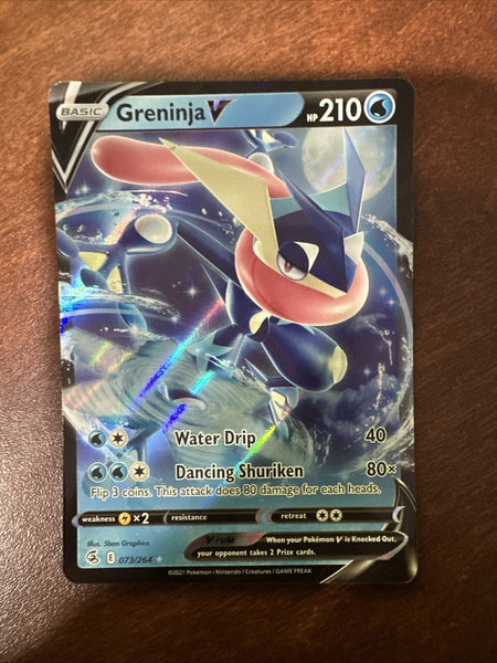 Pokémon TCG - Greninja V 073/264 - Fusion Strike