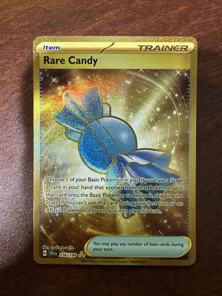 Pokémon TCG Scarlet & Violet - Rare Candy 256/198 Gold