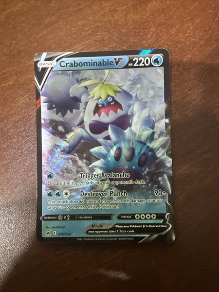 Pokémon TCG - Crabominable V 076/264 - Fusion Strike