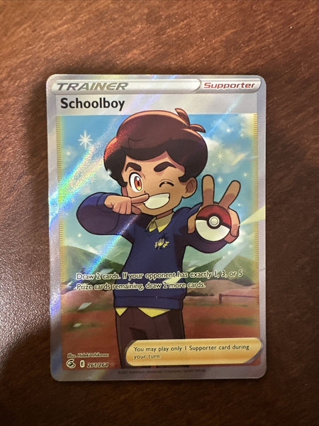 Pokémon TCG Fusion Strike - Schoolboy 261/264 Full Art Trainer