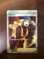 Pokémon TCG Silver Tempest - Worker 195/195 Full Art Trainer