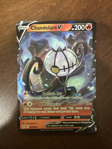 Pokémon TCG - Chandelure V 039/264 - Fusion Strike