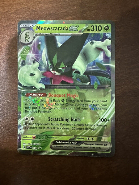 Pokémon TCG - Meowscarada ex SVP 033  - Scarlet & Violet Promo