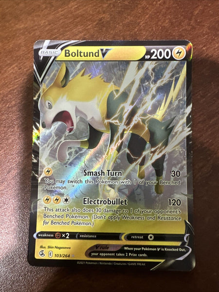 Pokémon TCG - Boltund V 103/264 - Fusion Strike