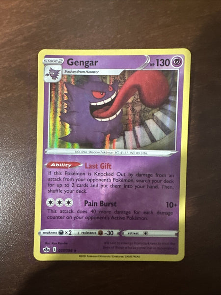 Pokémon TCG - Gengar 057/198 Holo - Chilling Reign