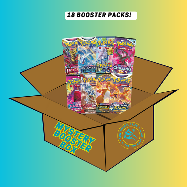 Pokemon - Mystery 1/2 Booster Box (18 booster packs) - Standard Edition